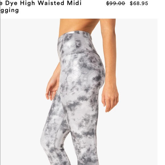 Tie Dye High Waisted Midi Leggings XXS UPF 50+ - Picture 5 of 11